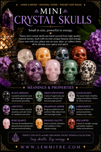 Mini Crystal Skulls