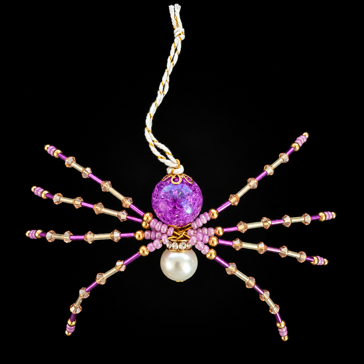 Handmade Christmas Spider Ornament