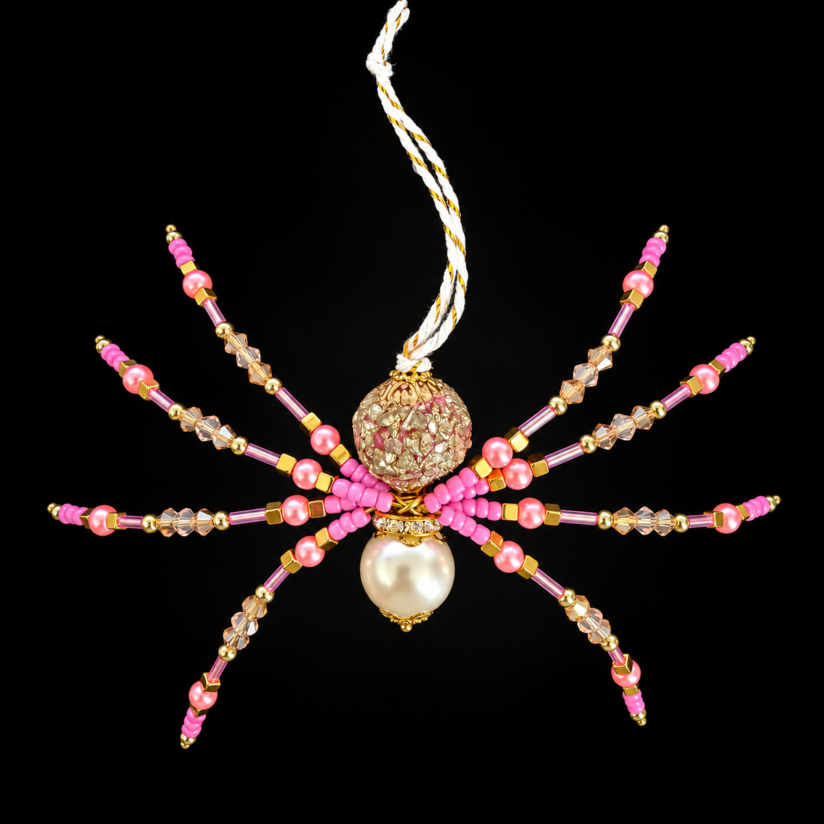 Handmade Christmas Spider Ornament