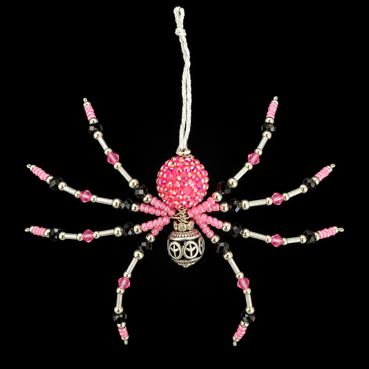 Handmade Christmas Spider Ornament