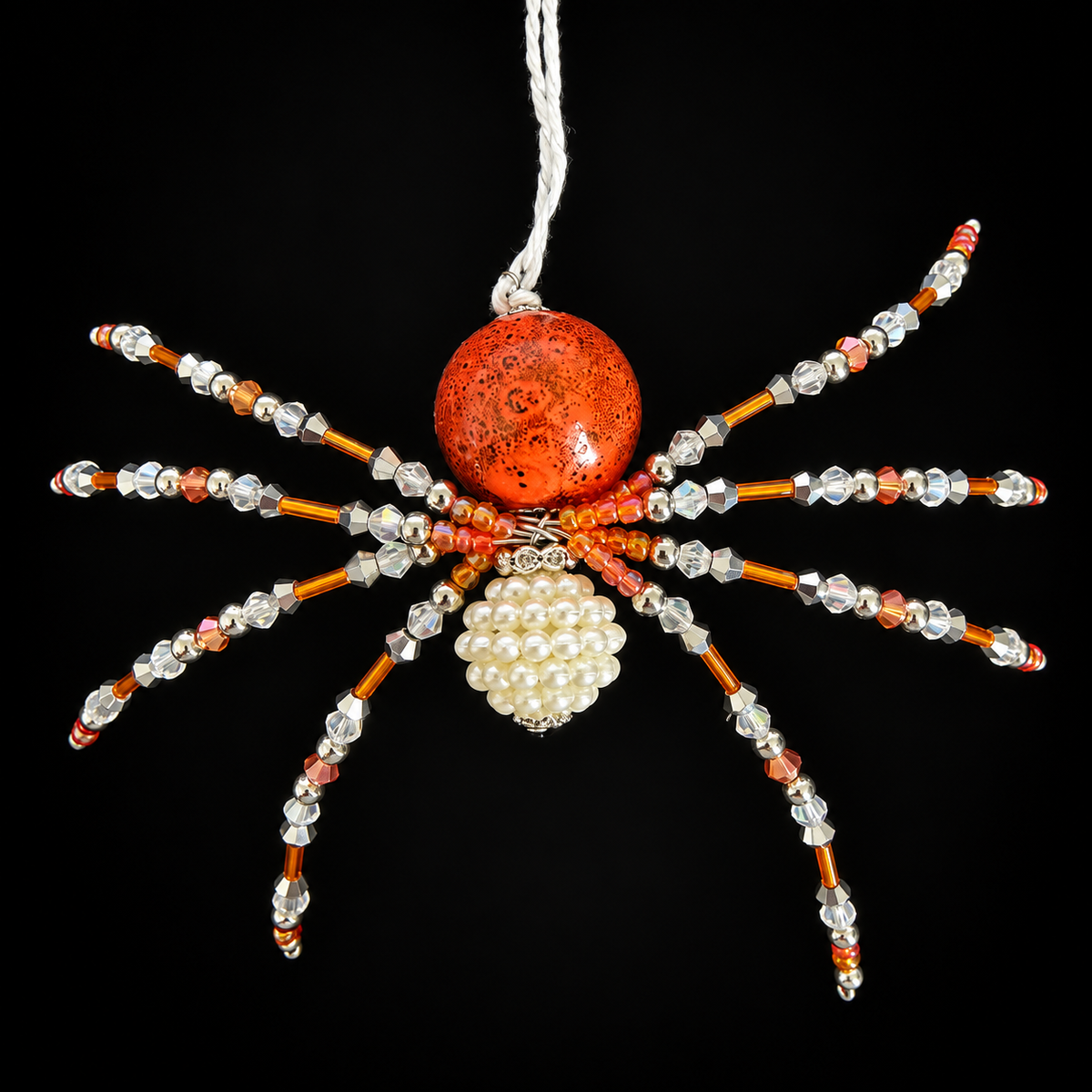 Handmade Christmas Spider Ornament
