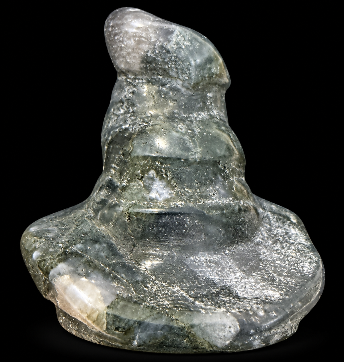 Crystal Witch's Hat Carving