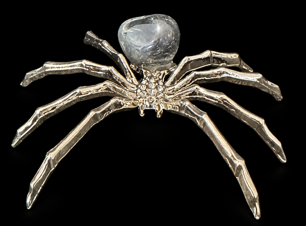 Metal & Crystal Spider