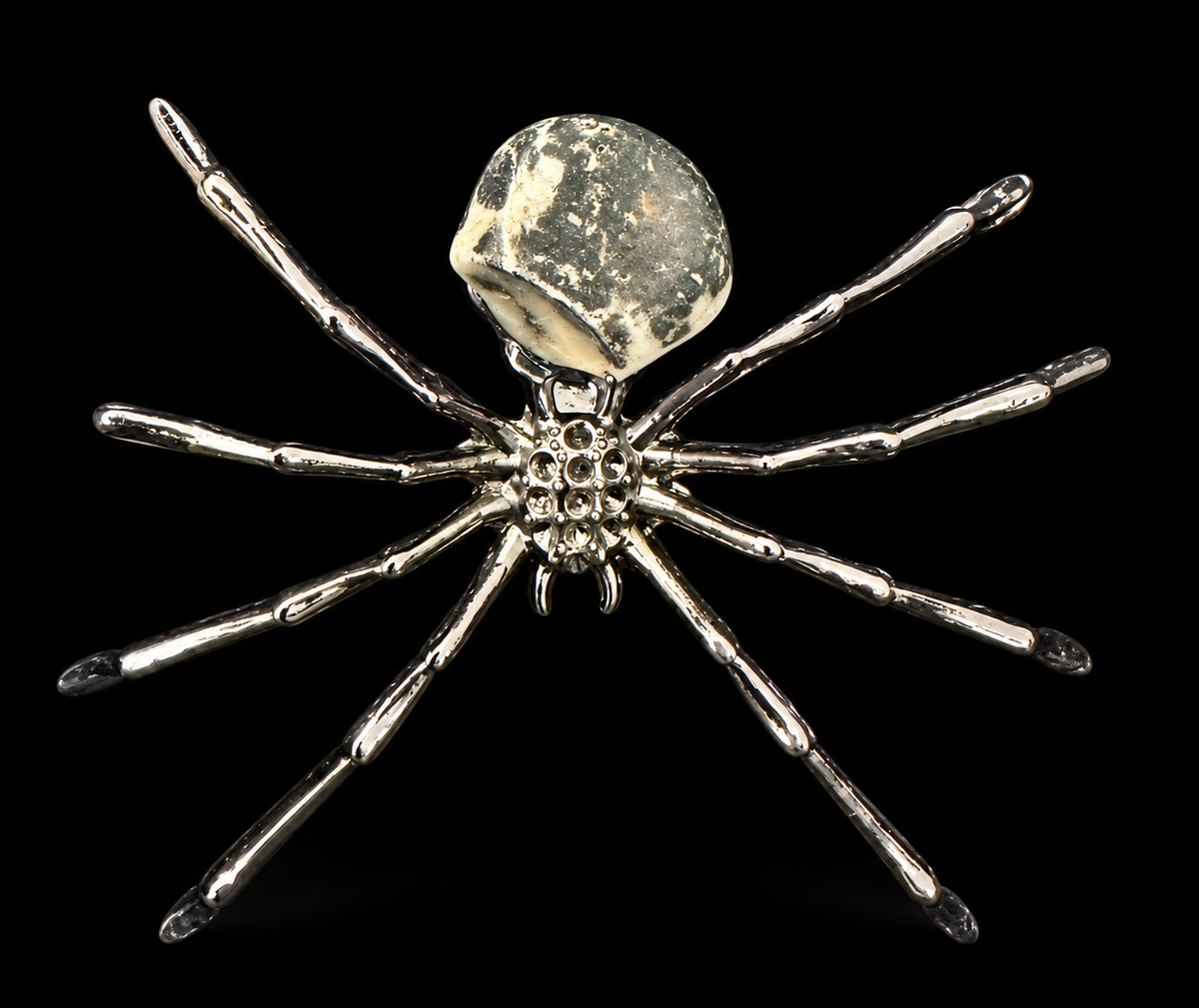 Metal & Crystal Spider