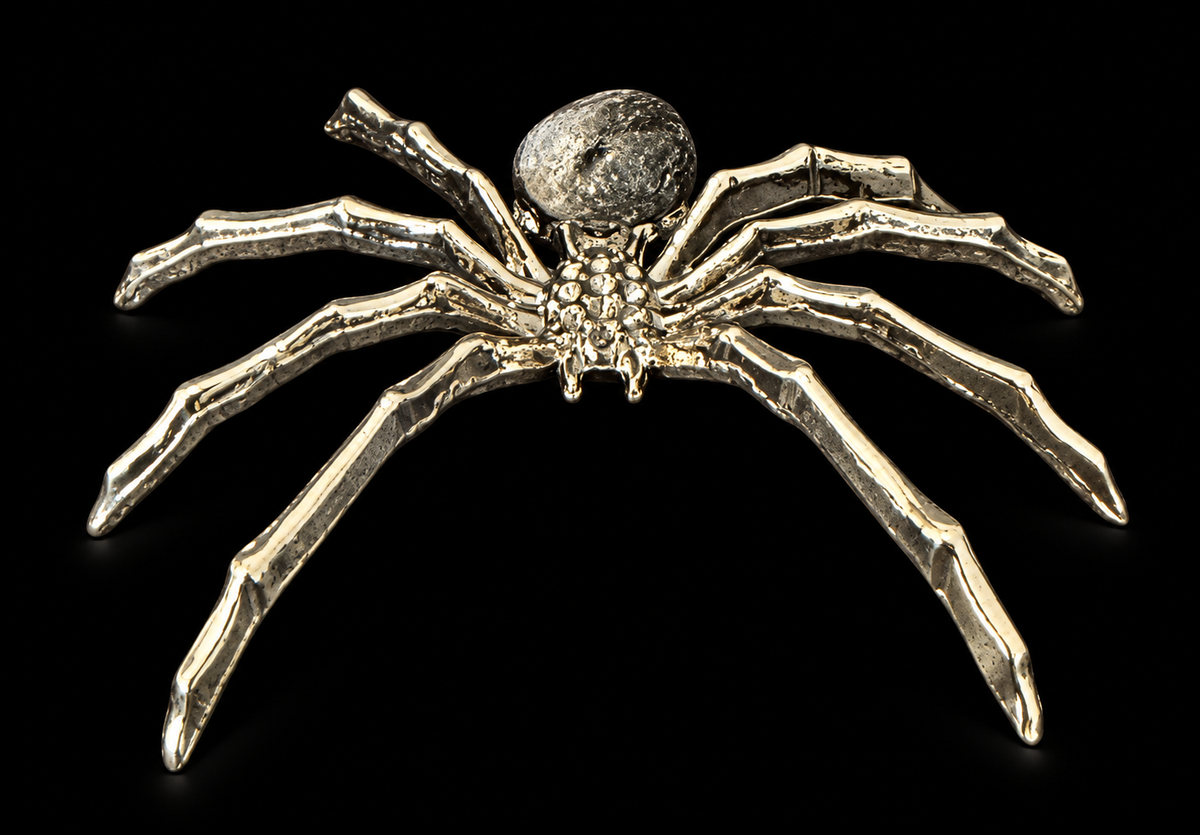 Metal & Crystal Spider