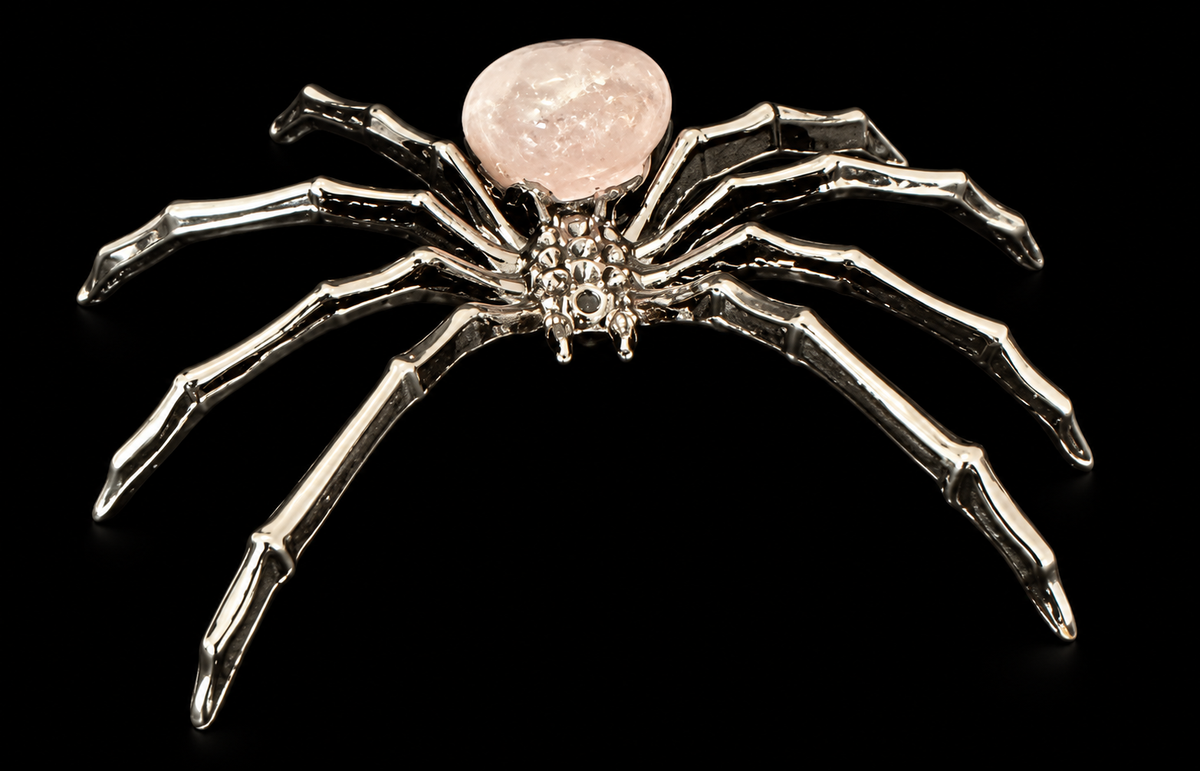 Metal & Crystal Spider