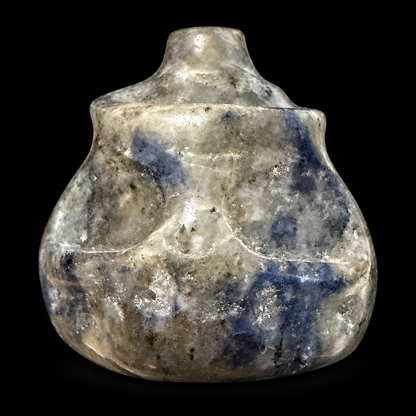 Crystal Pumpkin Head with Witch's Hat Carving