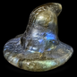 Crystal Witch's Hat Carving