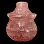 Crystal Pumpkin Head with Witch's Hat Carving