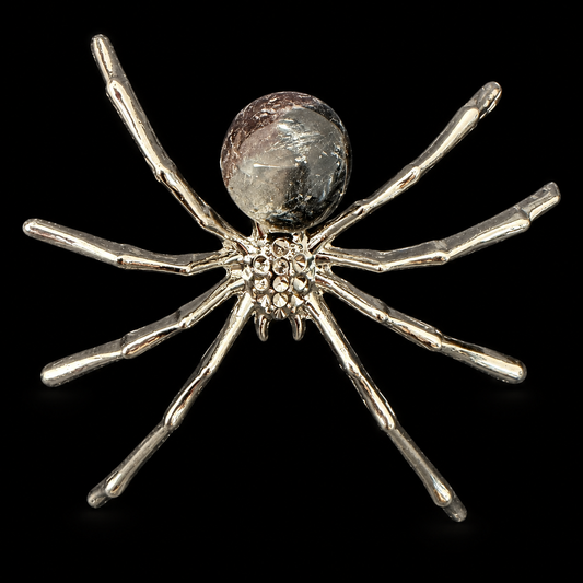Metal & Crystal Spider