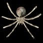 Metal & Crystal Spider