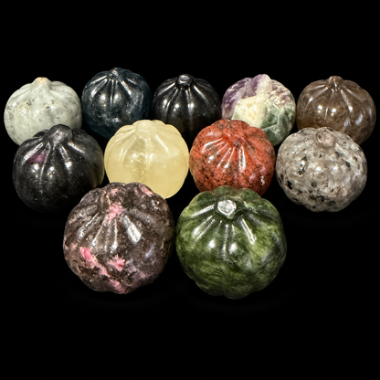 Mini Crystal Pumpkin Carvings