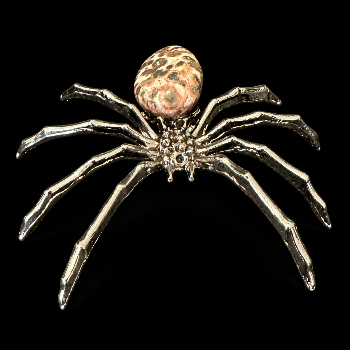 Metal & Crystal Spider