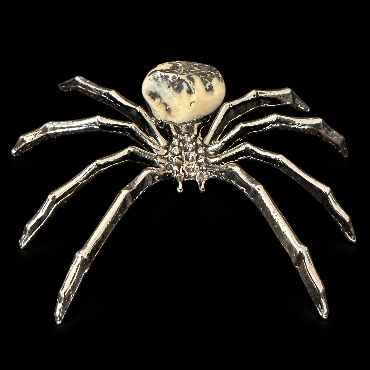 Metal & Crystal Spider