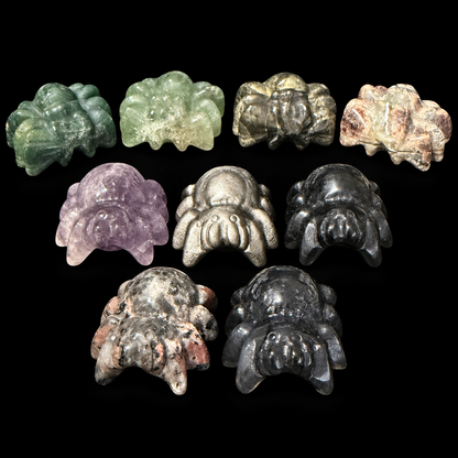 Mini Crystal Spiders