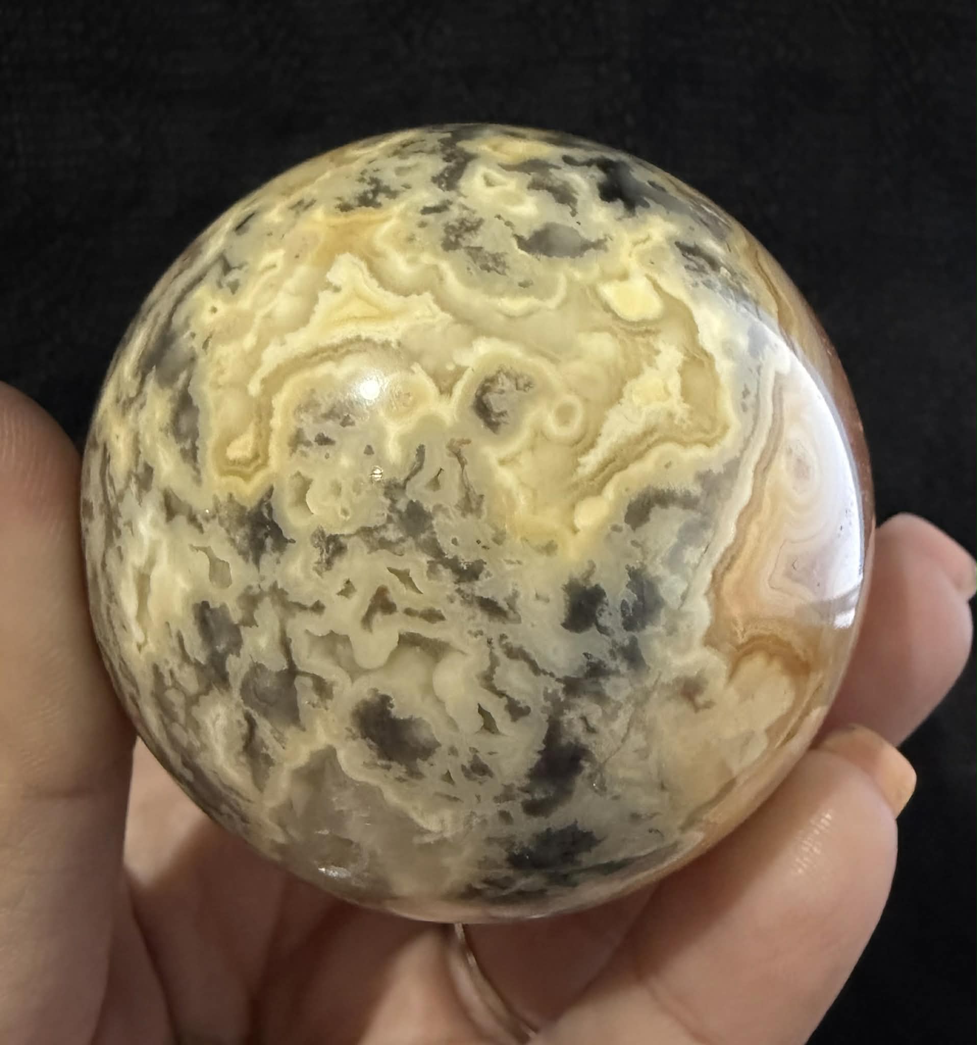 Crazy Lace Agate Sphere