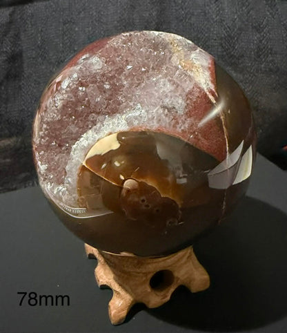 Druzy Agate Sphere