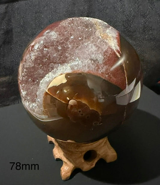 Druzy Agate Sphere