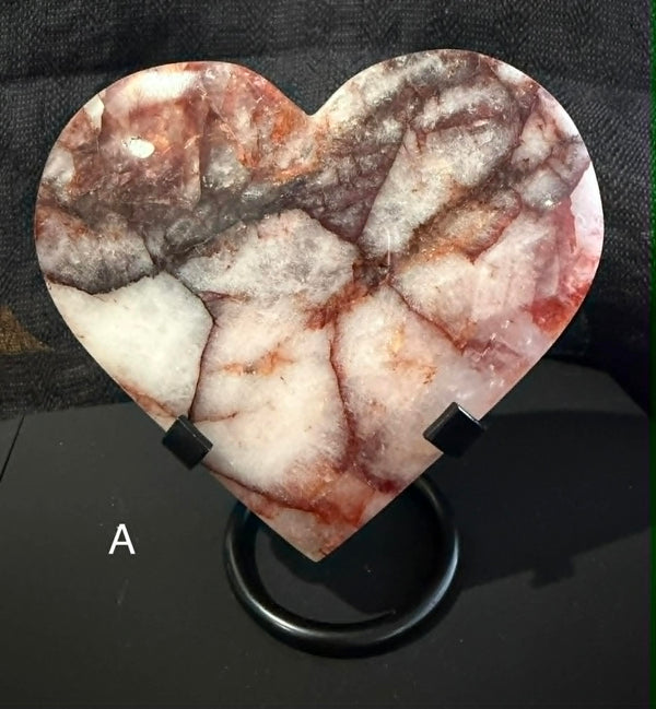 Fire Quartz Heart