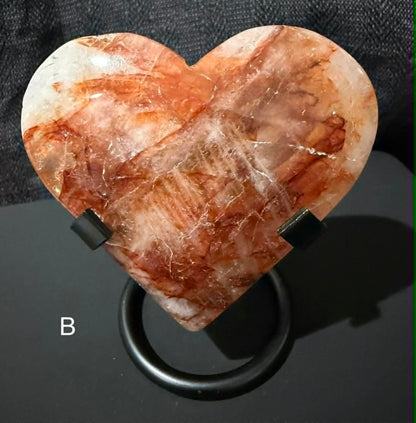 Fire Quartz Heart