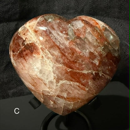Fire Quartz Heart