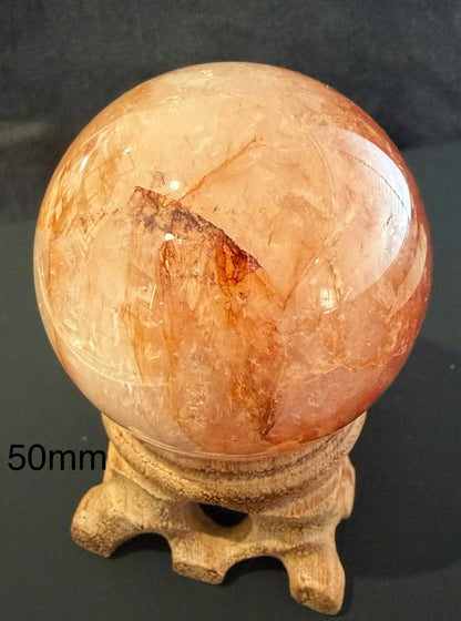 Fire Quartz Spheres