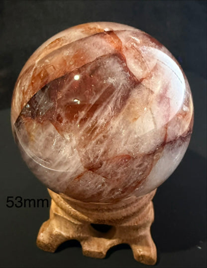 Fire Quartz Spheres