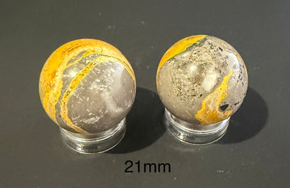 21mm Bumble Bee Jasper Sphere