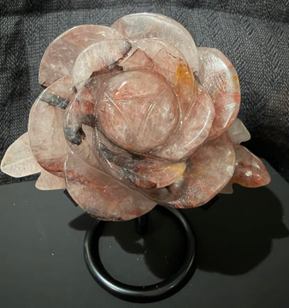 Crystal Flowers with Stand