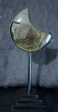 Gold Sheen Obsidian Moon with Stand