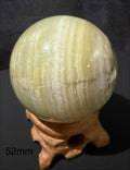 Green Banded Calcite Sphere