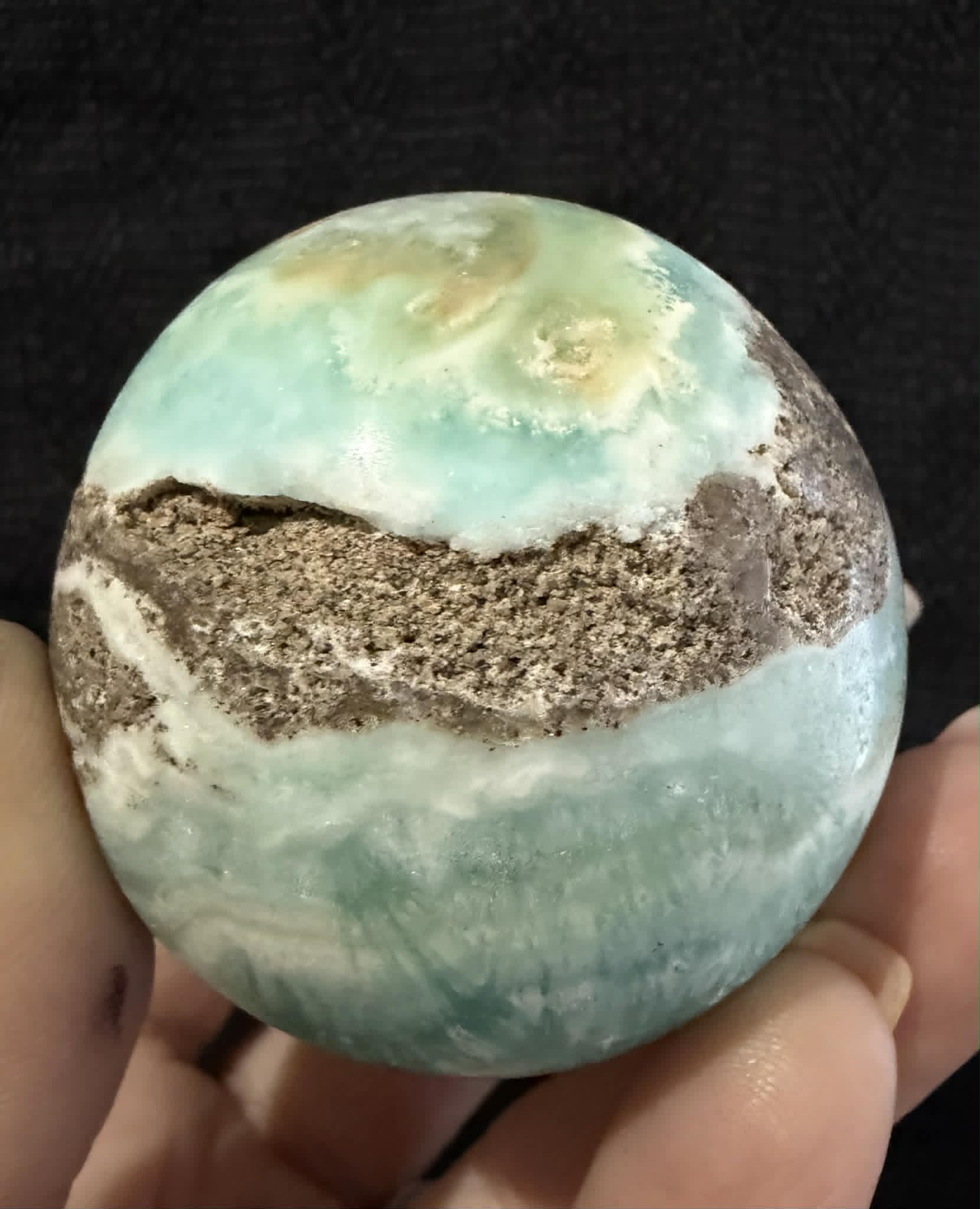 Hemimorphite Sphere