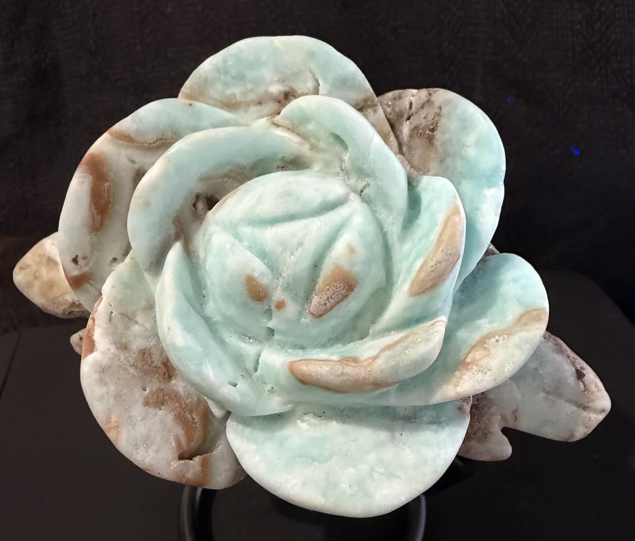 Crystal Flowers with Stand