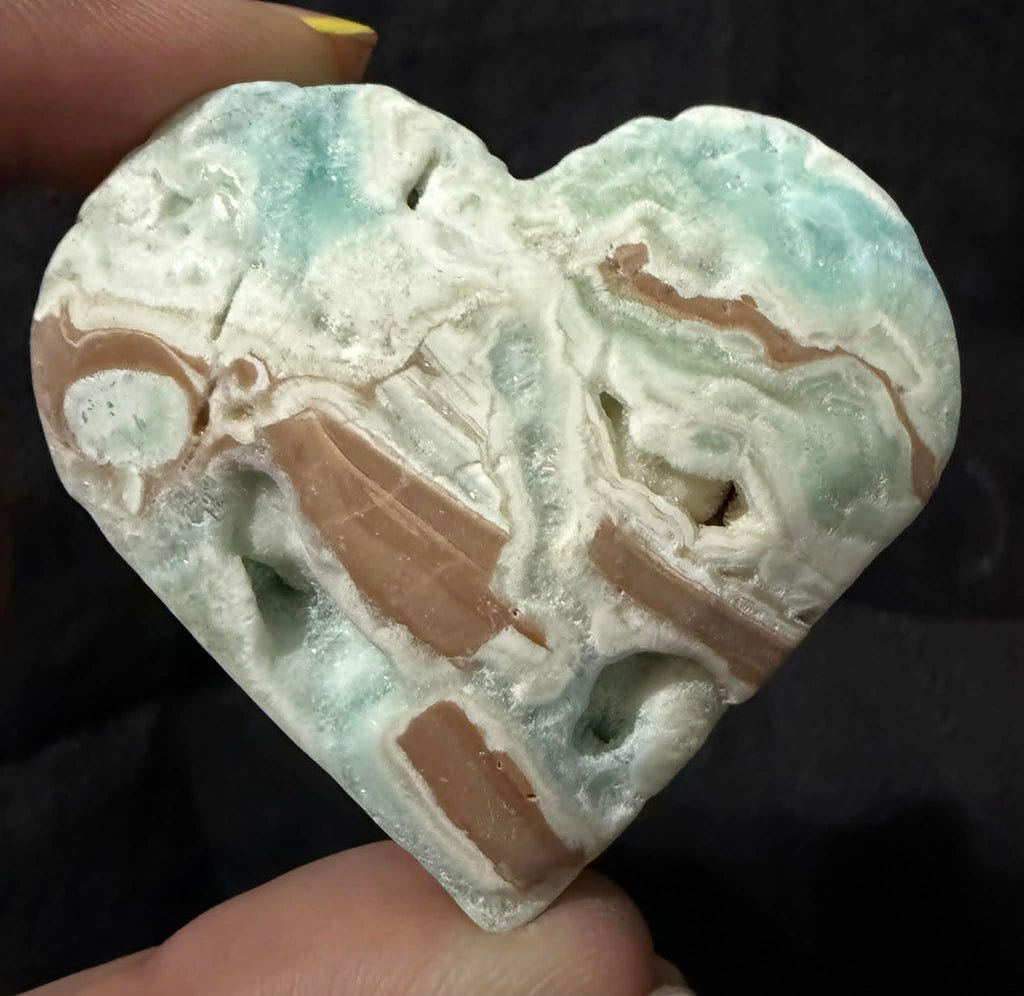 Hemimorphite Heart