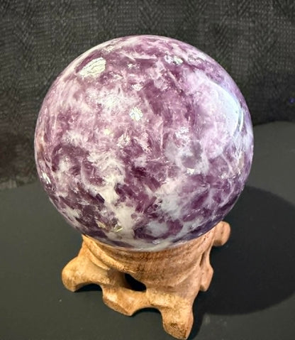 Lepidolite Sphere