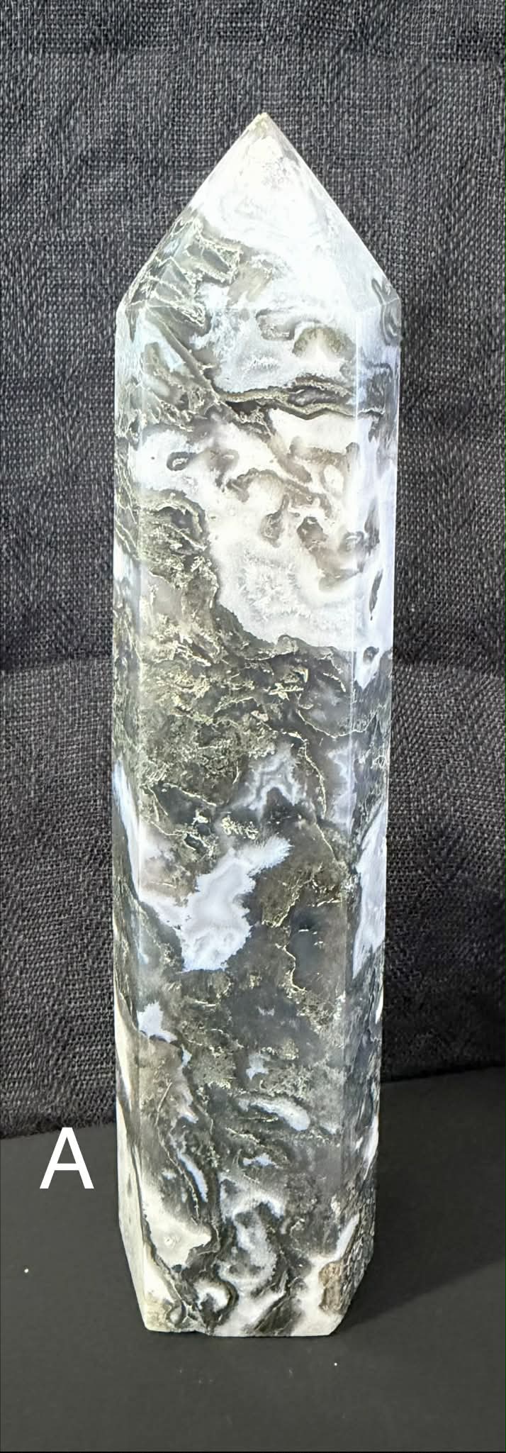 Moss Agate Large Towers