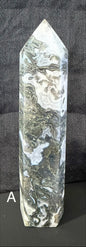 Moss Agate Large Towers