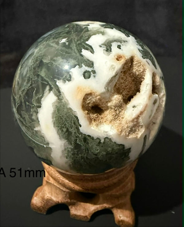 Moss Agate Spheres