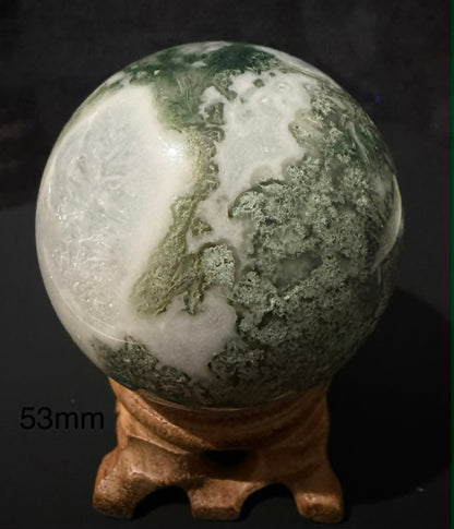 Moss Agate Spheres
