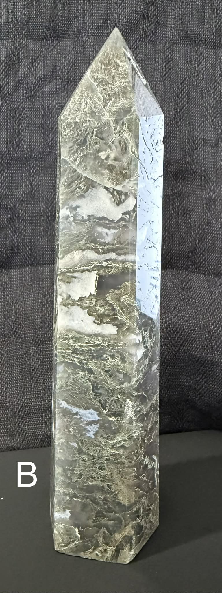 Moss Agate Large Towers