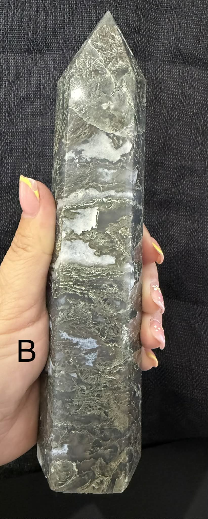 Moss Agate Large Towers