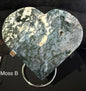 Moss Agate Heart