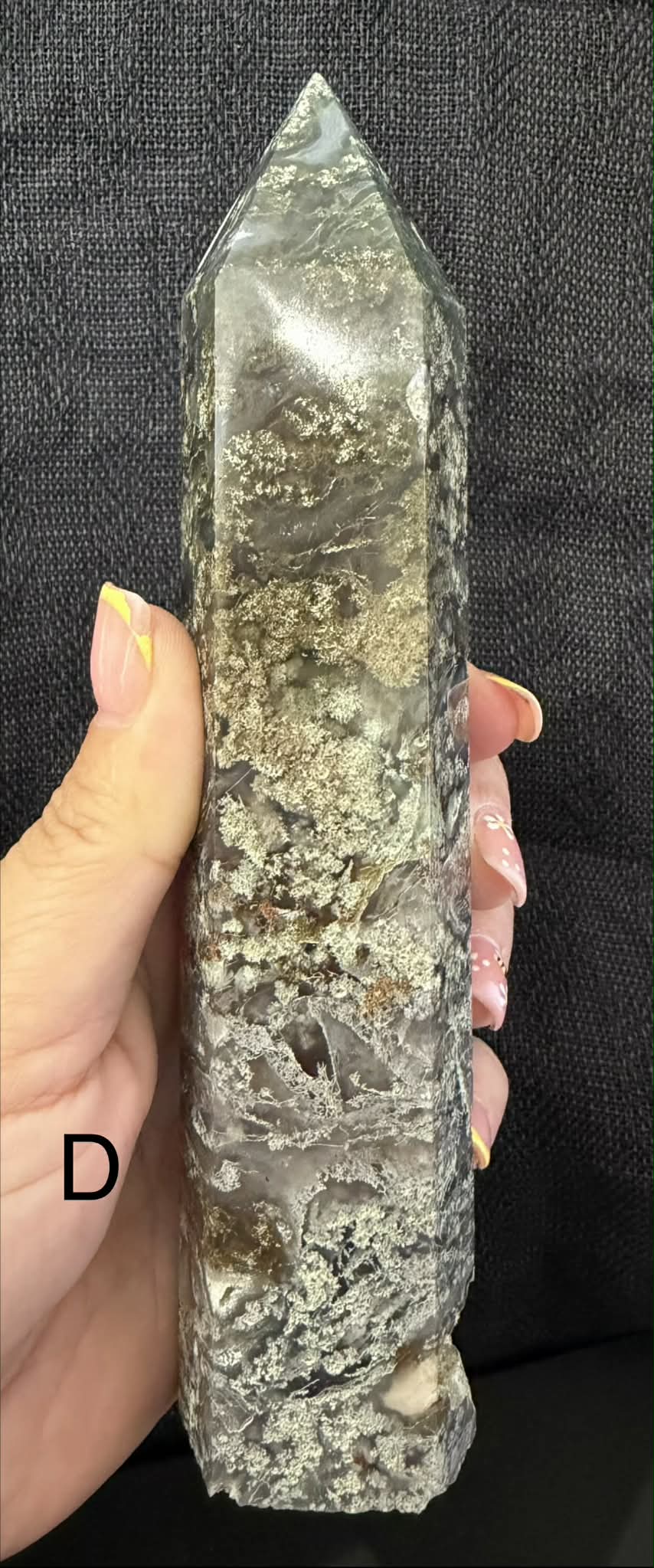 Moss Agate Large Towers