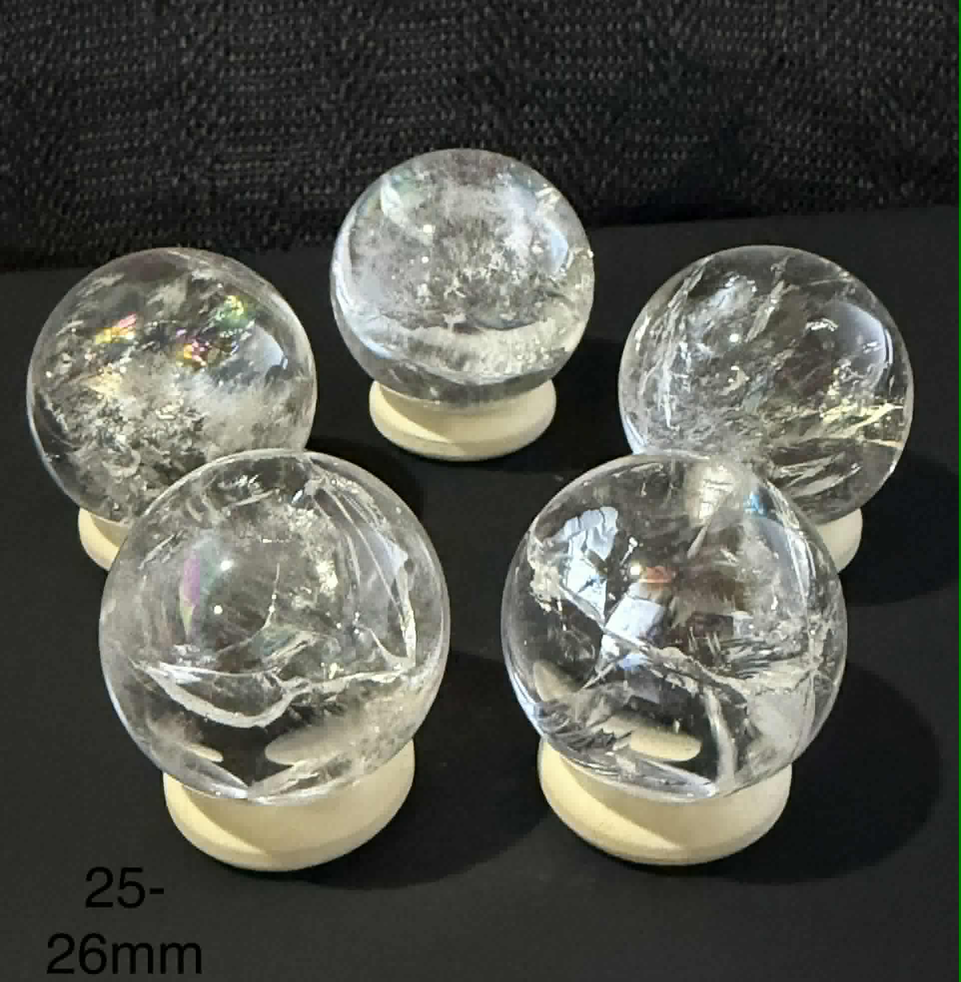 Rainbow Clear Quartz Sphere