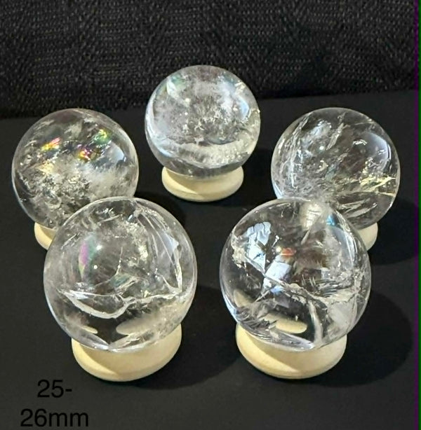 Rainbow Clear Quartz Sphere