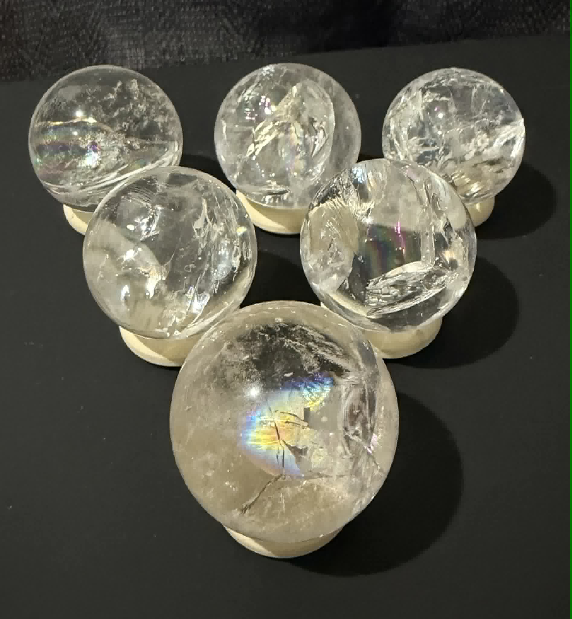 Rainbow Clear Quartz Sphere