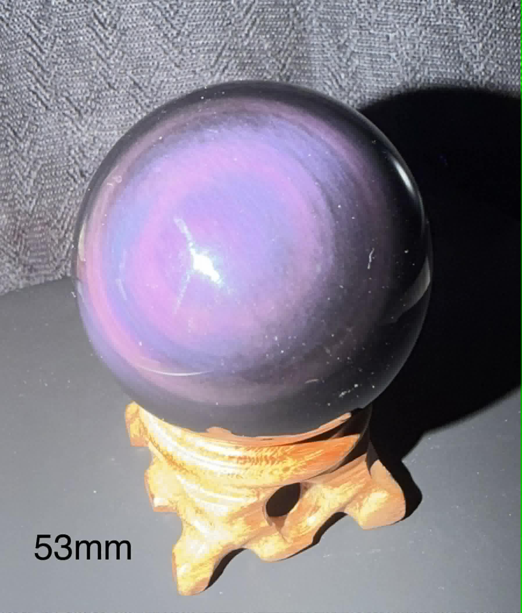 Rainbow Obsidian Sphere