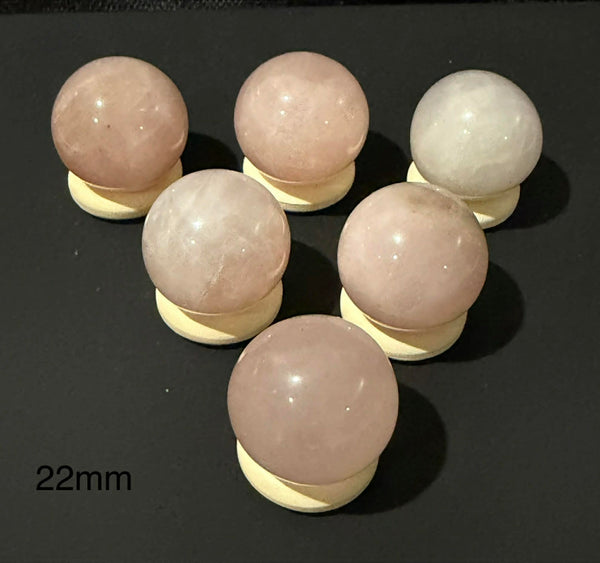 Rose Quartz Spheres