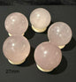 20-27mm Rose Quartz Spheres