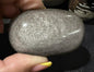 Silver Obsidian Palm Stone